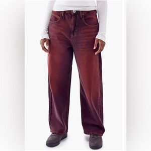 BDG Red Wash Jaya Baggy Boyfriend Jeans